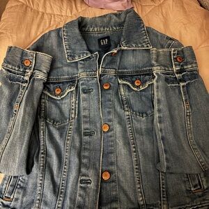 GAP Blue Denim Jacket with Stitching